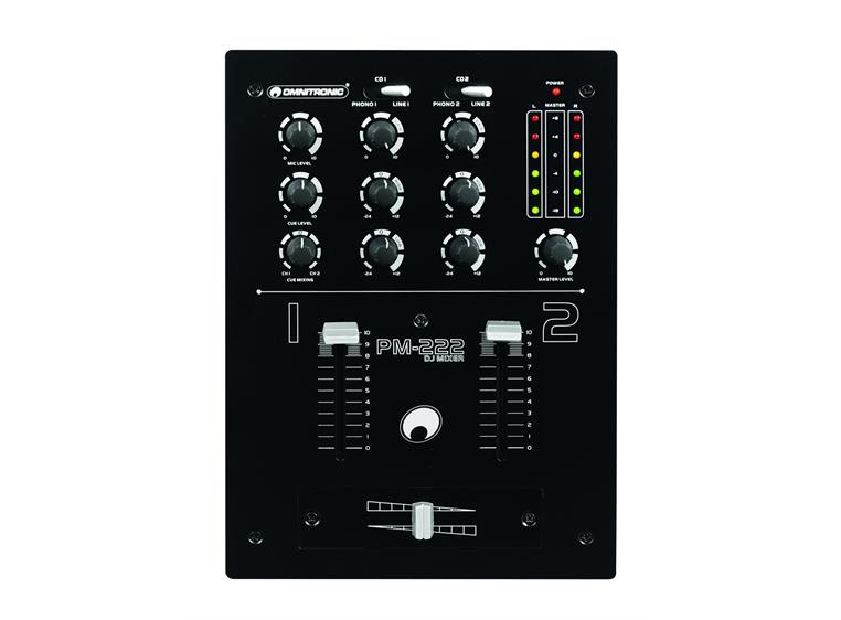 OMNITRONIC PM-222 2-channel DJ mixer